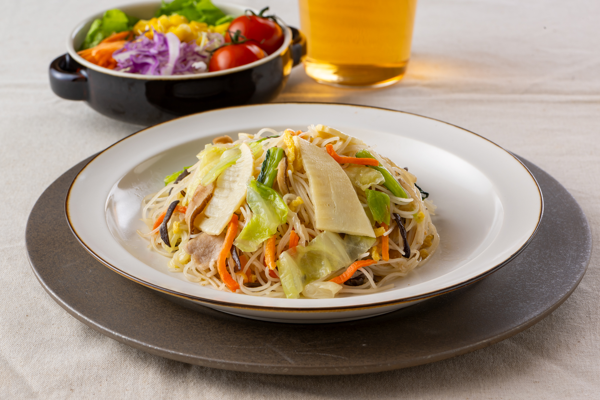 春キャベツの十目焼ビーフン