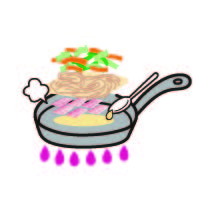 ケンミンこく旨塩焼ビーフンの調理方法