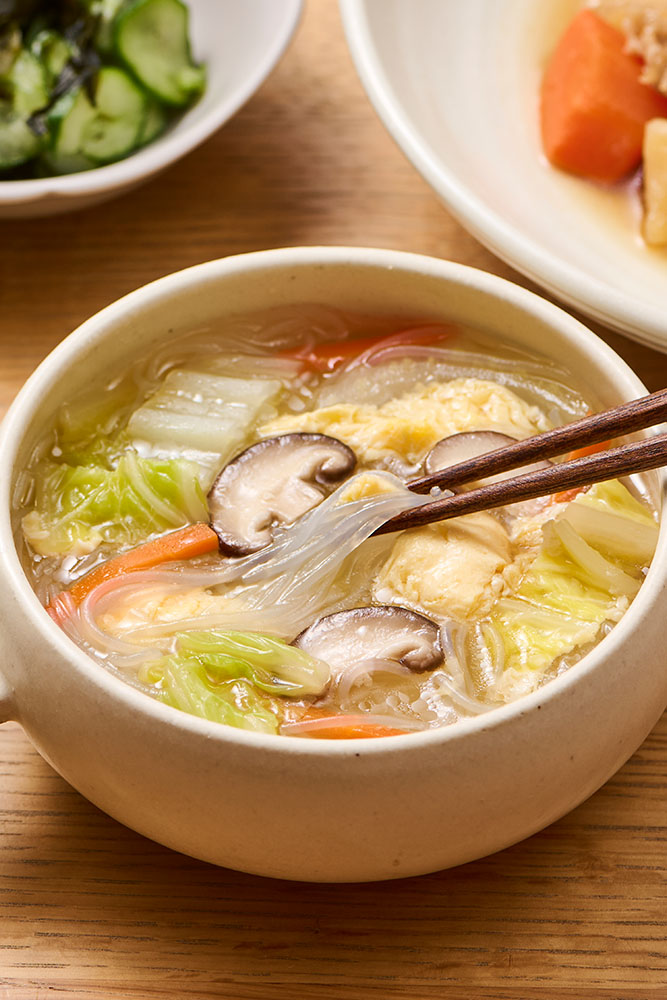 おうちの野菜でもう一品 中華風春雨スープ(5袋)