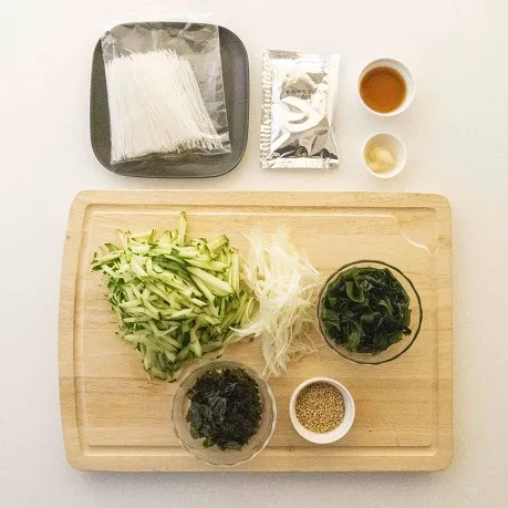 電子レンジで簡単!チョレギ風はるさめサラダ_作り方