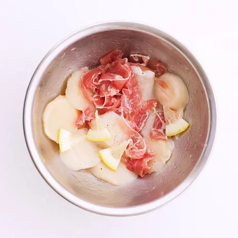 ホタテのカルパッチョビーフン_作り方