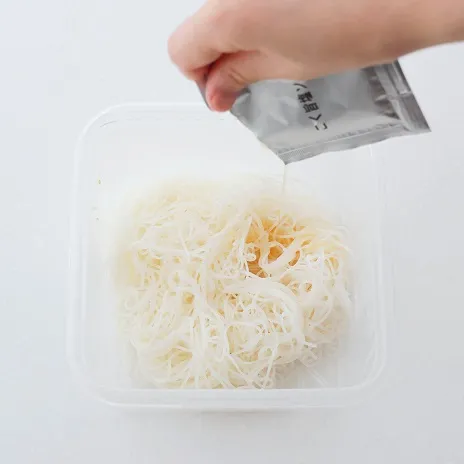 ホタテのカルパッチョビーフン_作り方