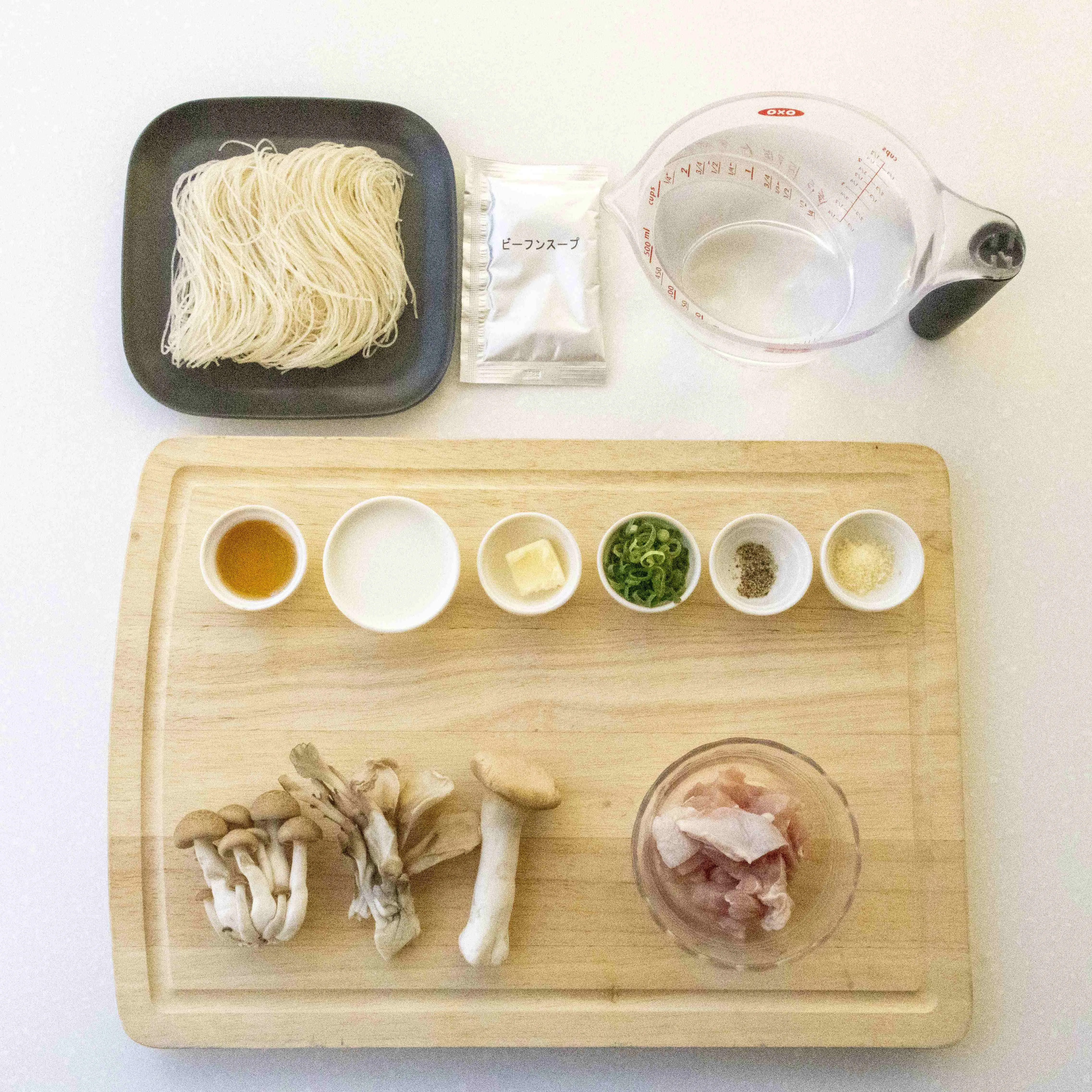 ほっこりあったか♪鶏粥ビーフン_作り方