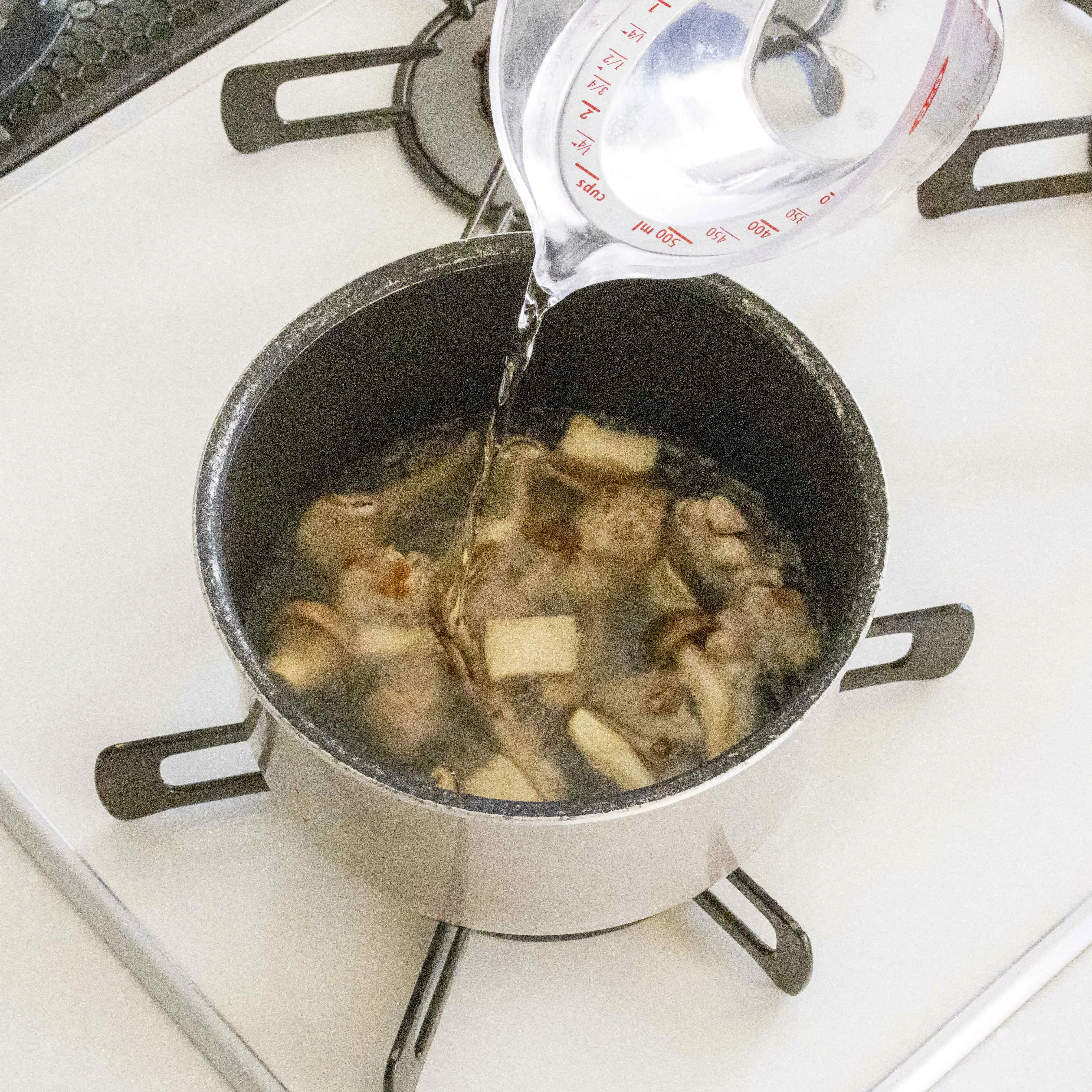 ほっこりあったか♪鶏粥ビーフン_作り方