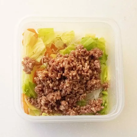 レンジで簡単!ひき肉たっぷりビーフンカレー_作り方