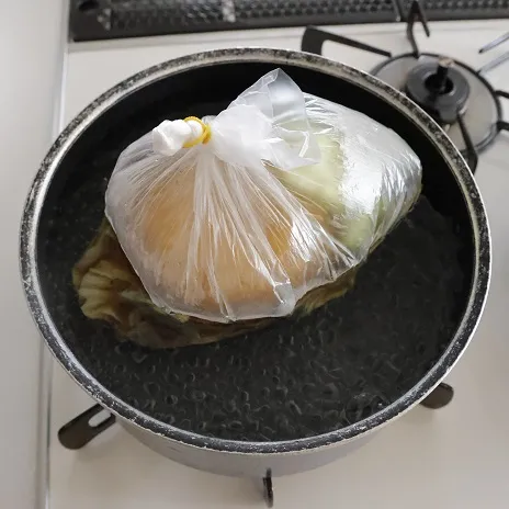 包丁いらず!旨味たっぷり鯖ラーメン風ビーフン_作り方