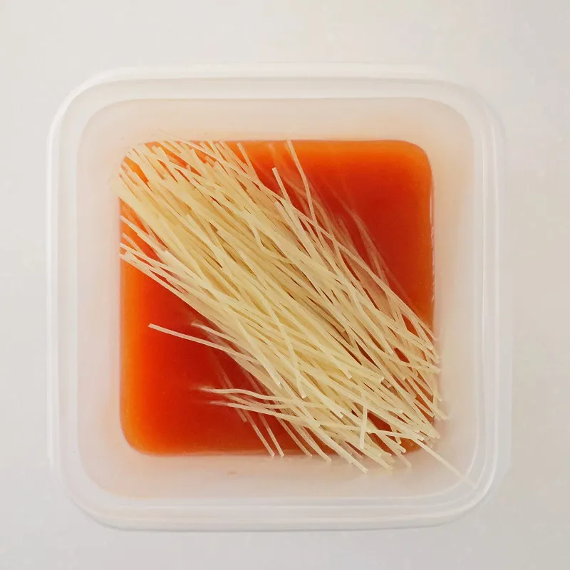 レンジだけの簡単調理♪もちもちナポリタン_作り方