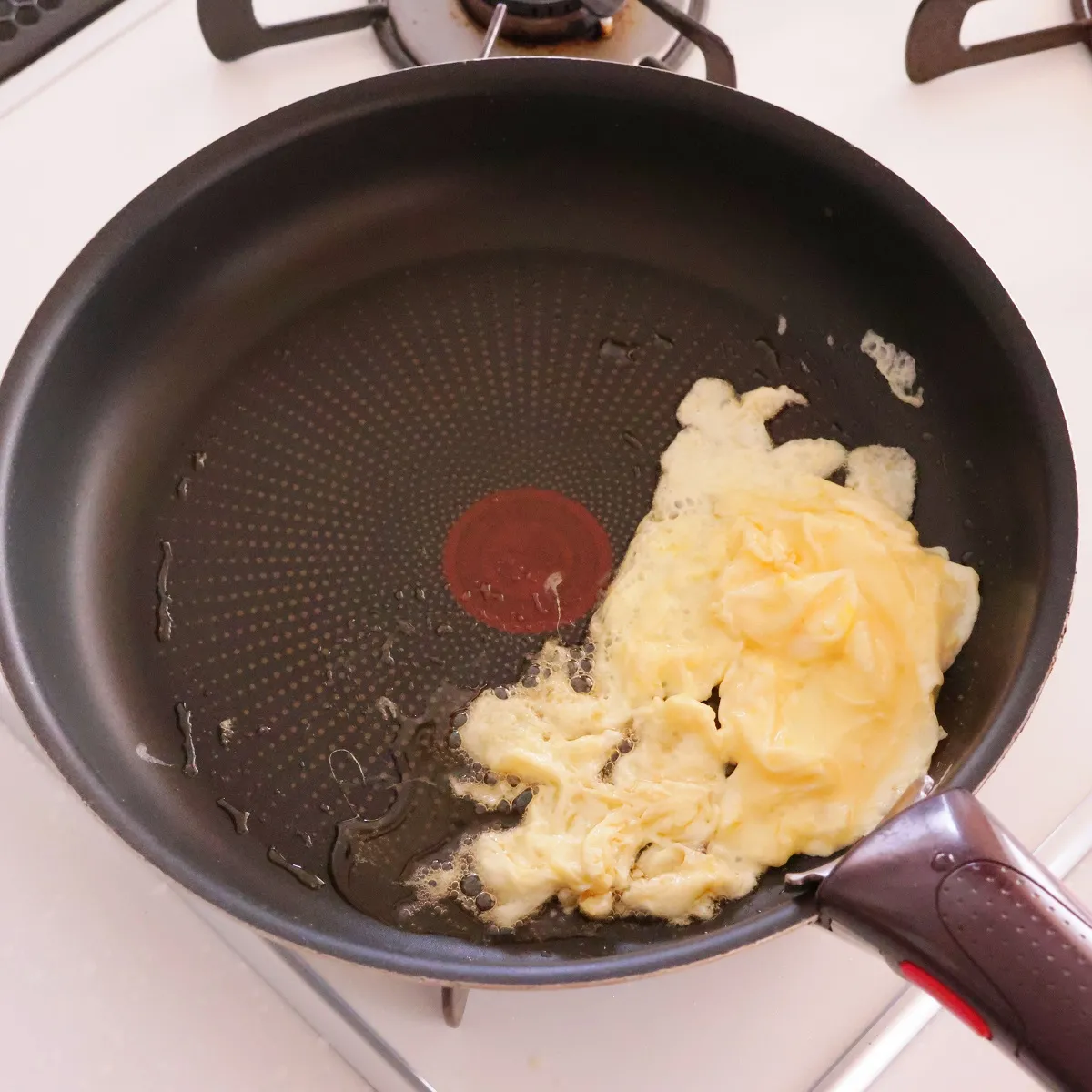 味付けいらずで簡単!めんたい高菜の焼ビーフン_作り方