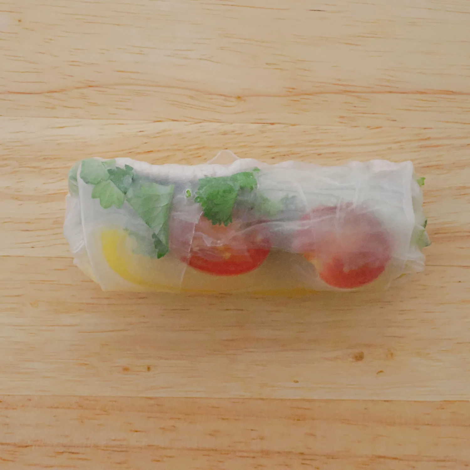 パクチー香る!さっぱり冷しゃぶ生春巻き_作り方