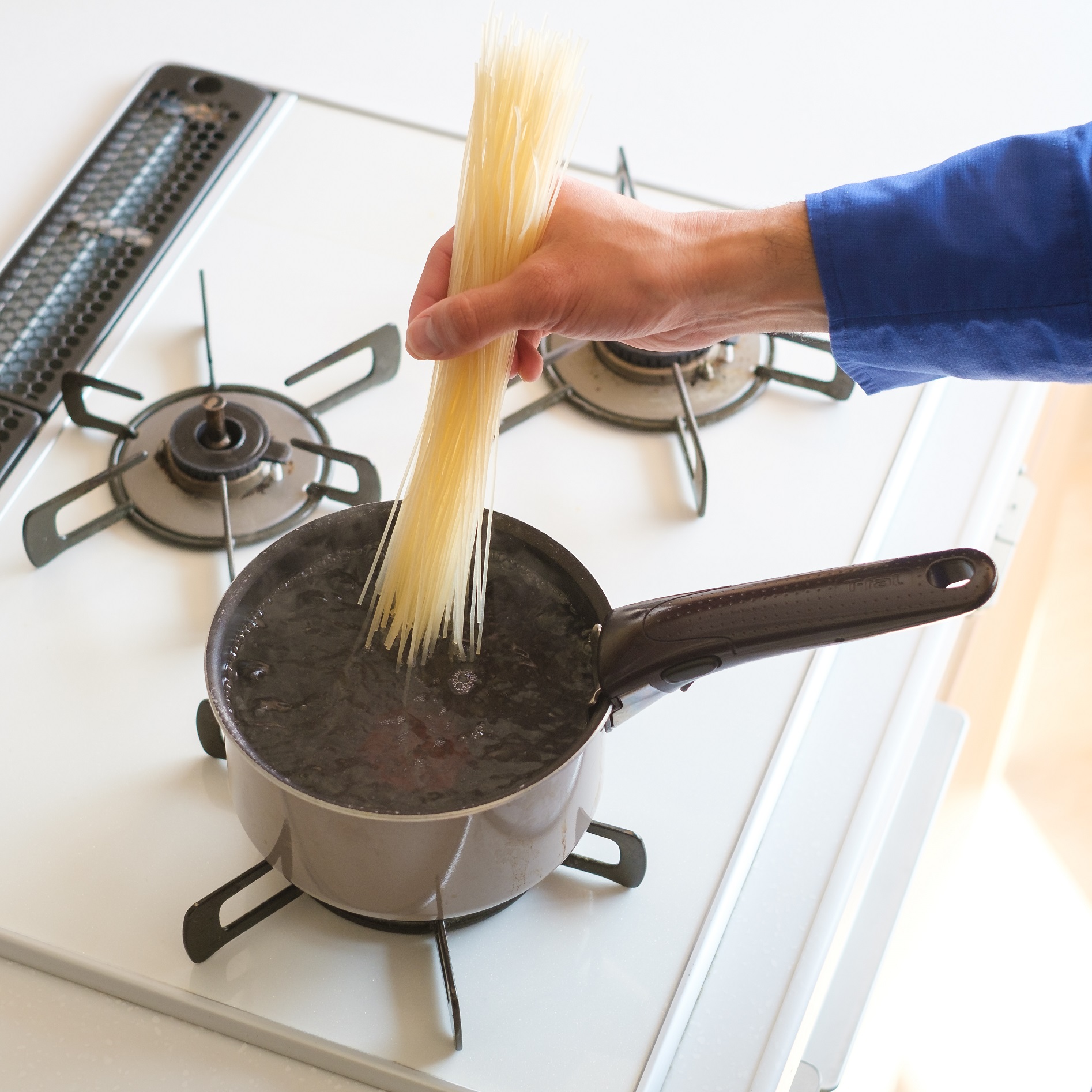 菜の花とタケノコのピリ辛パスタ レシピ_作り方