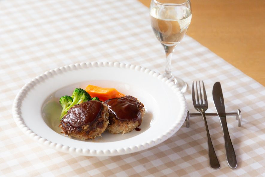 グルテンフリー！ビーフンハンバーグ