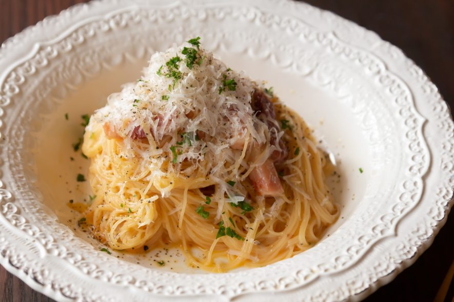 カルボナーラビーフンの簡単で絶品本格パスタレシピ！