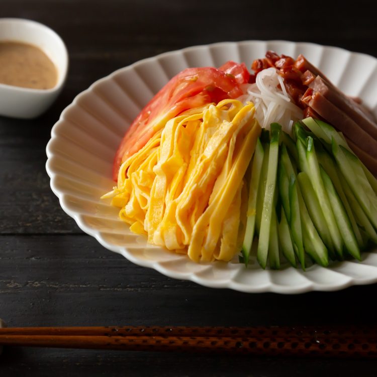 胡麻ダレで作る簡単ビーフン！冷やし中華風にさっぱり味に