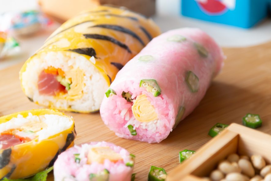 恵方巻き風 生春巻き寿司