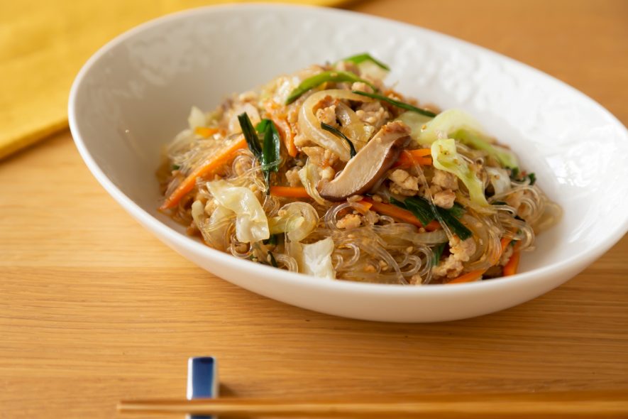 茹でもどし不要！春雨とたっぷり野菜の炒め物レシピ
