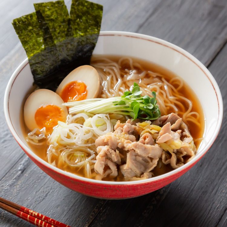 グルテンフリー醤油ラーメン