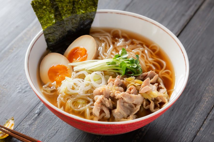 グルテンフリー醤油ラーメン