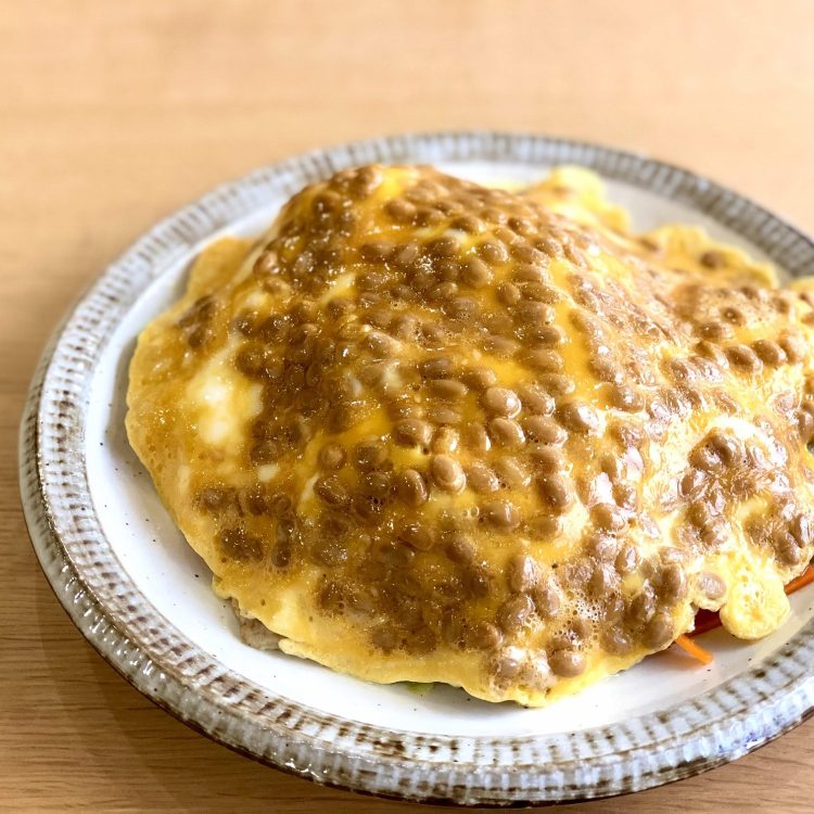 納豆卵オムカレー焼ビーフン | 今日のレシピ | ビーフンのケンミン食品