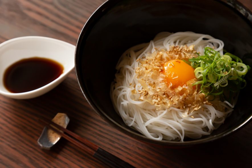 簡単でおいしい卵かけビーフンのレシピ
