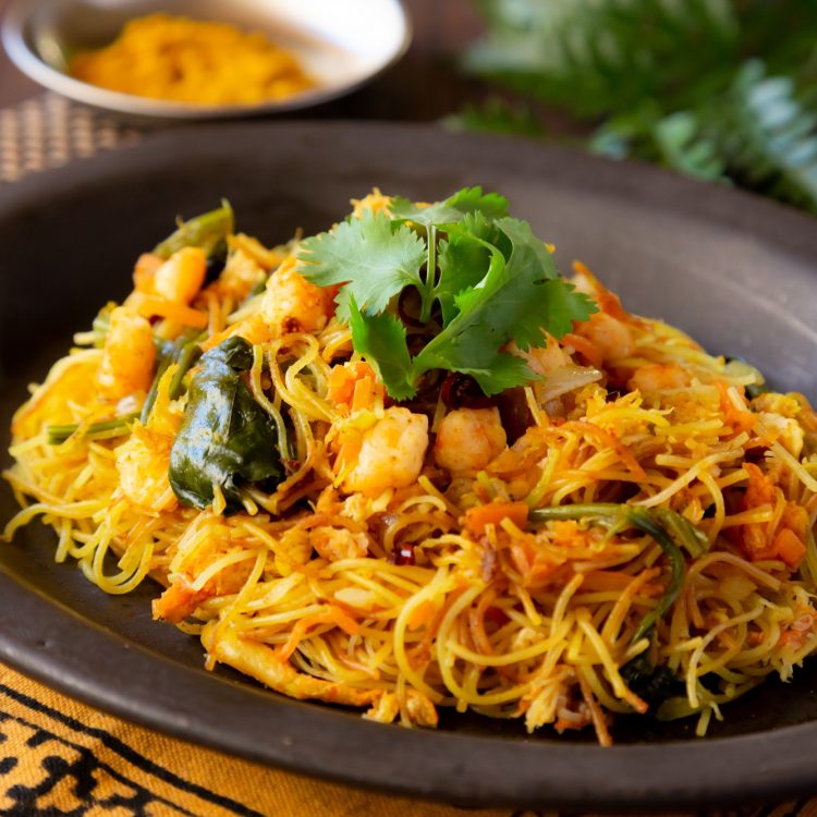 ビリヤニ風ビーフン-炊飯器で簡単インド料理！