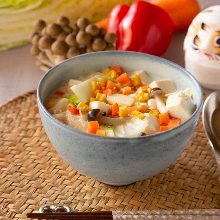 カルシウムたっぷり！牛乳de汁ビーフン！