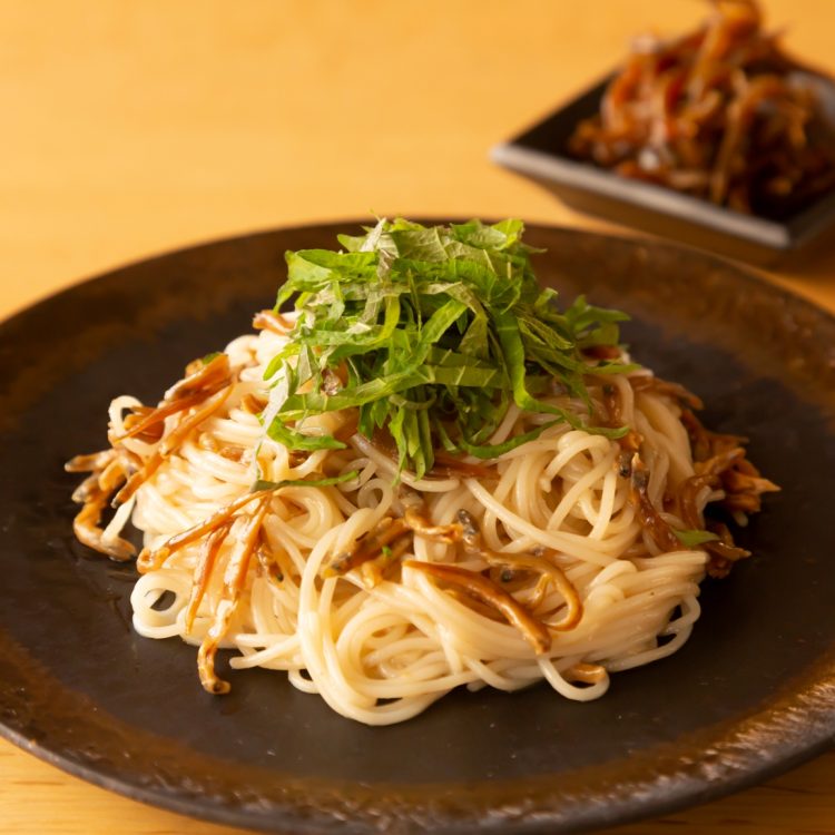 いかなごのくぎ煮を使ったアレンジパスタ レシピ