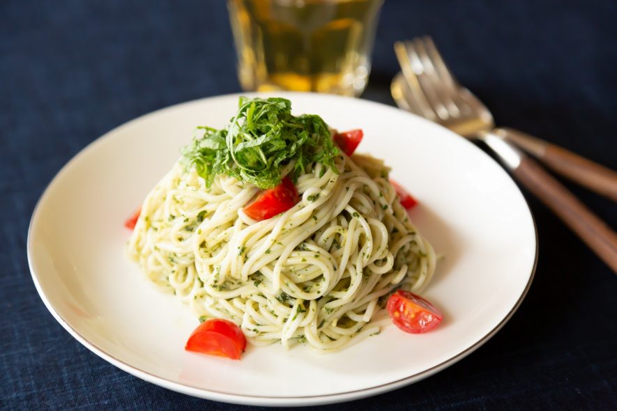 8大アレルゲン不使用!シソベーゼライスパスタ