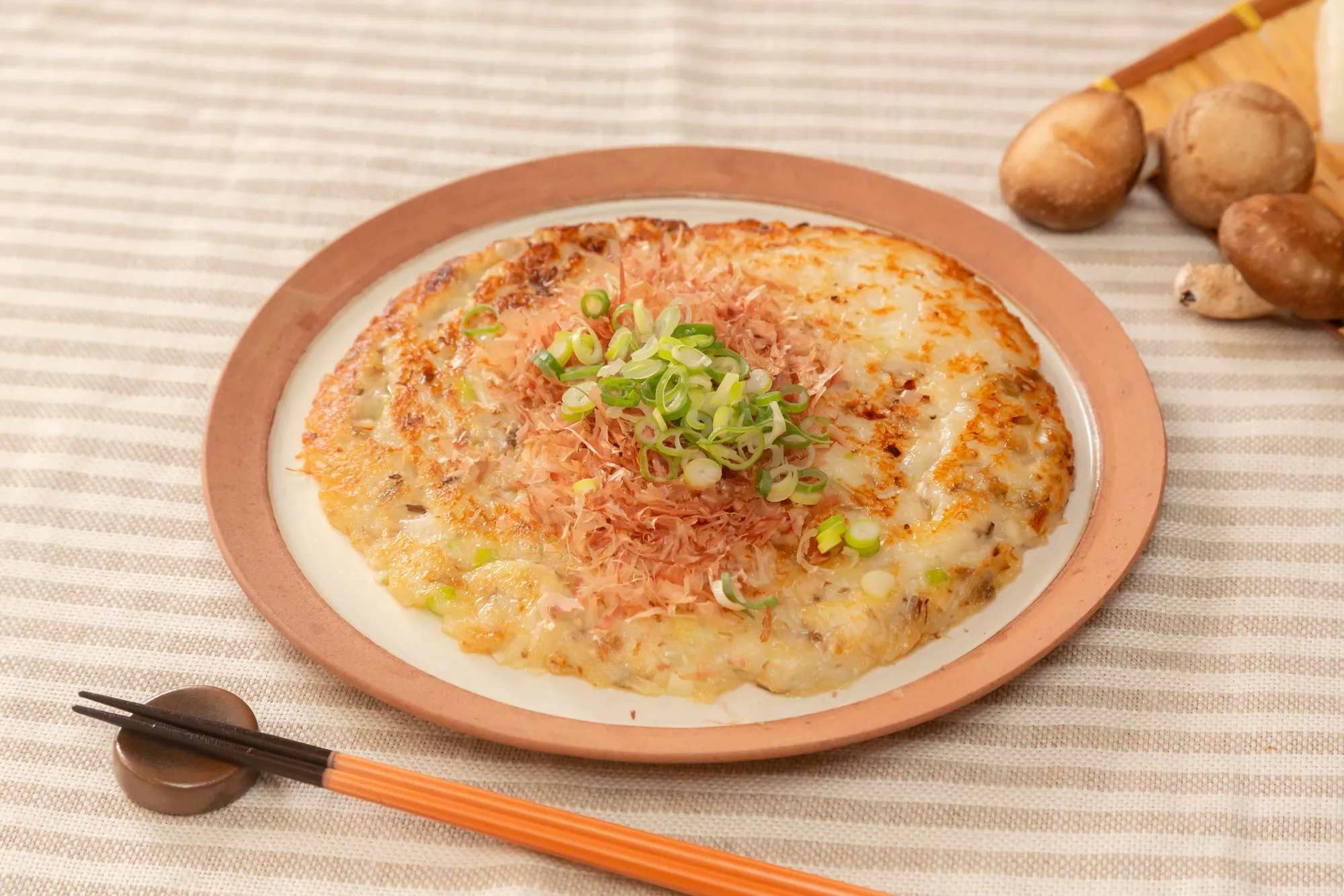 長芋のふわふわとろろビーフン焼き