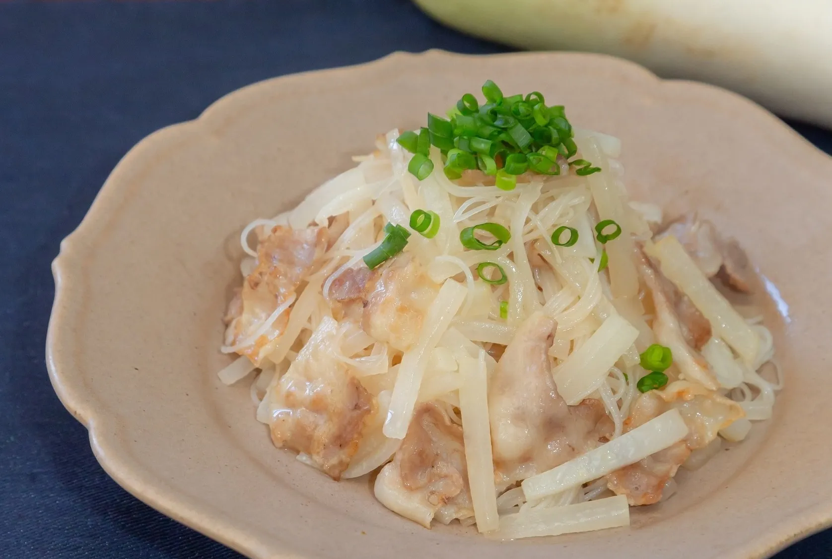 豚ばら大根の焼ビーフン