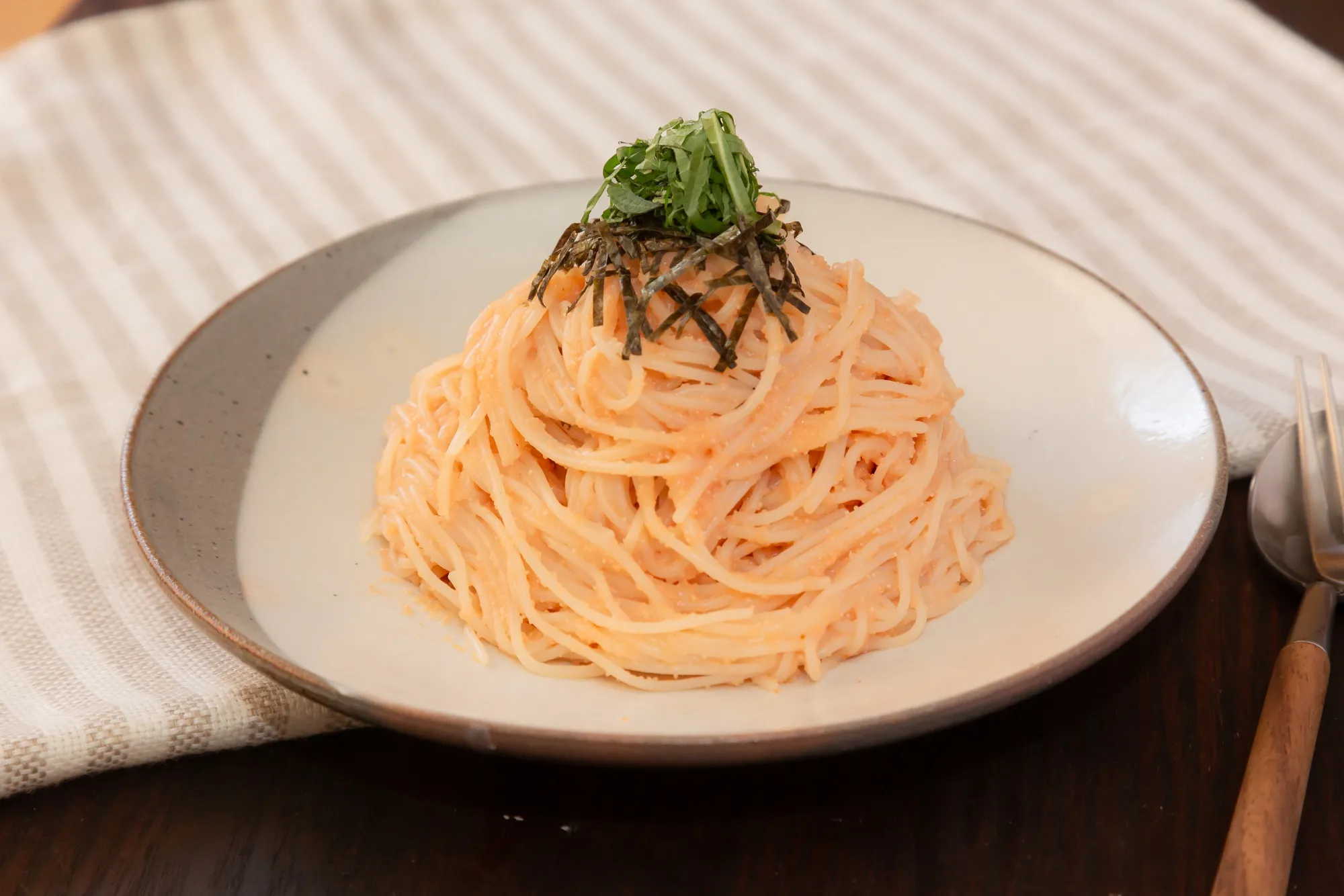 たらこパスタのレシピ-生クリームなしの和風メニュー