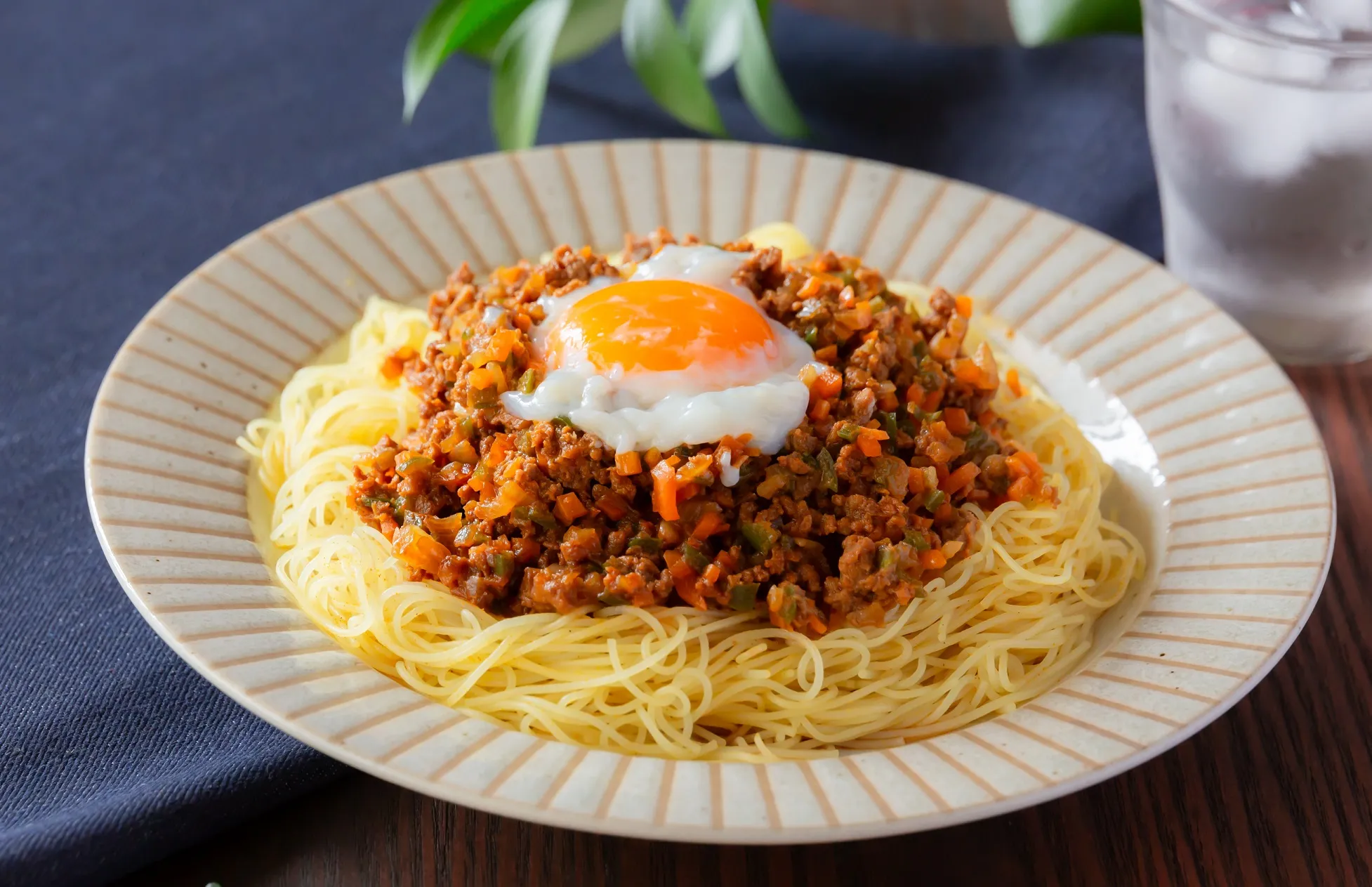 電子レンジで簡単♪キーマカレービーフンのレシピ