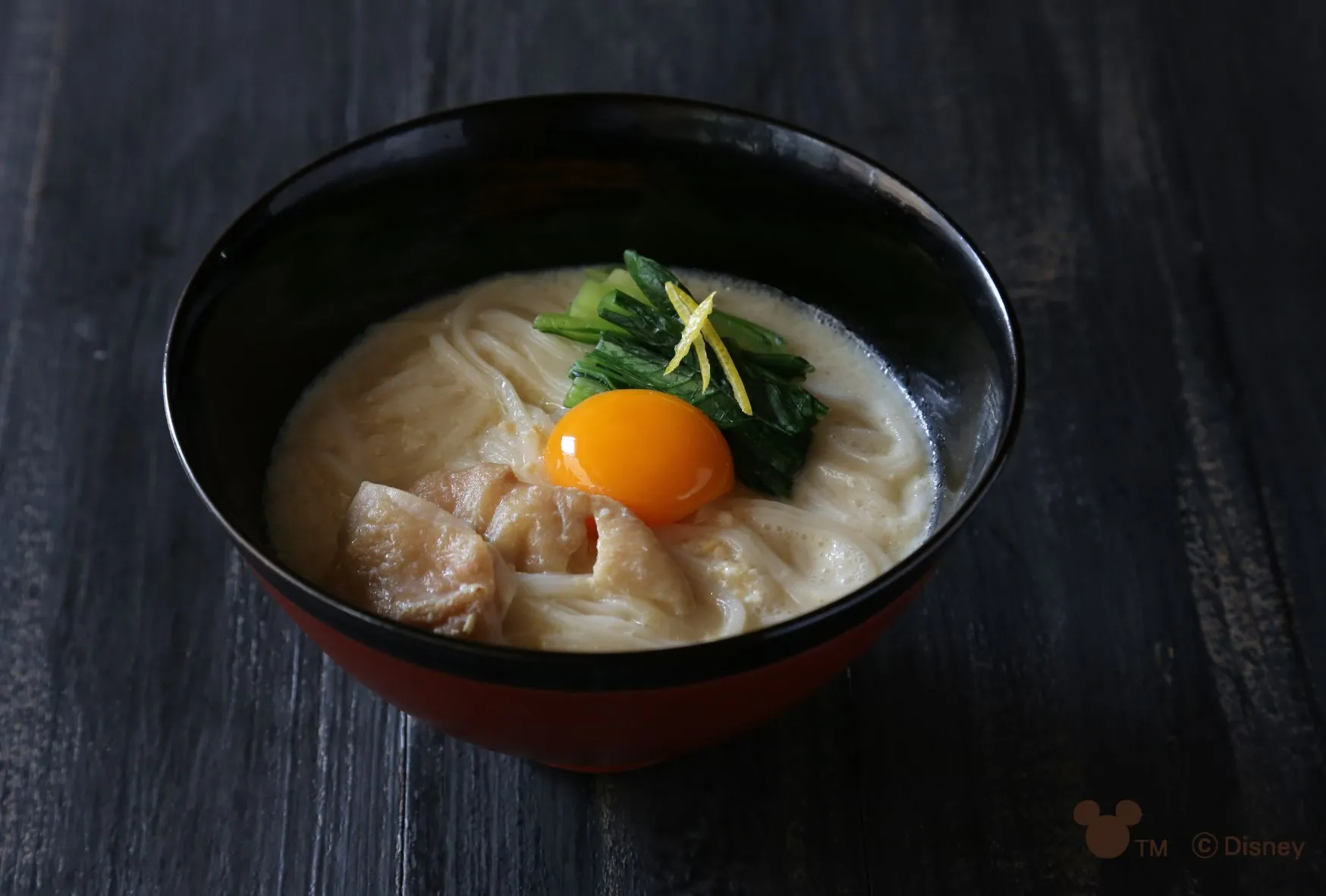 グルテンフリーの豆乳親子うどん