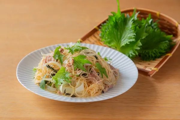 香り爽やか！豚ばらと大葉の焼ビーフン