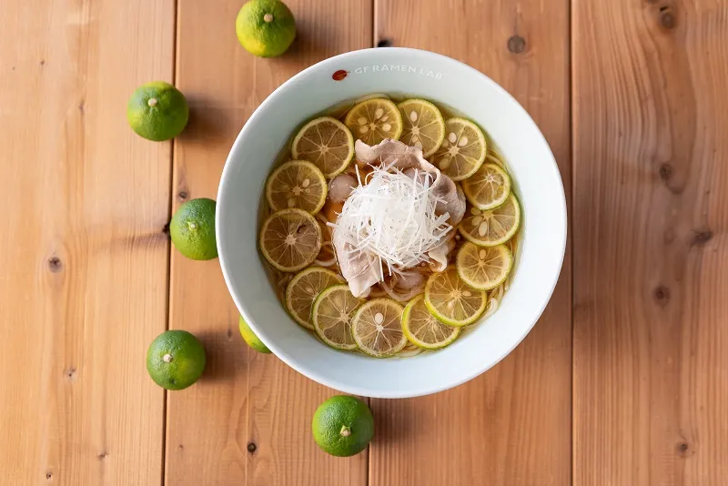 すだちでさっぱり♪グルテンフリー冷やしラーメン