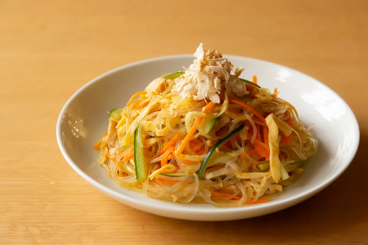 【簡単裏技】レンジで作る♪味しみしみの絶品はるさめサラダ