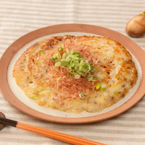長芋のふわふわとろろビーフン焼き