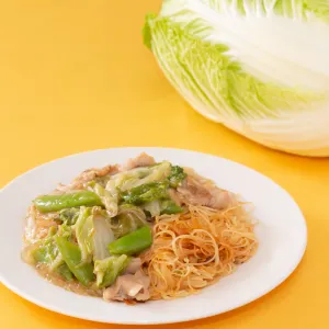 白菜たっぷり♪あんかけ焼ビーフン