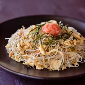 味付けいらずで簡単！めんたい高菜の焼ビーフン
