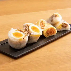 ライスペーパーでごはんを巻く‼ライスバーガーのレシピ