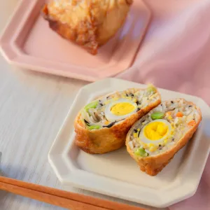 春のビーフン ～カラフル彩り宝袋煮～