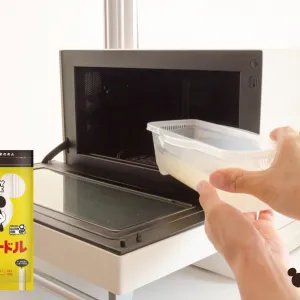 ミッキーマウス / ライスヌードル ラーメンの電子レンジのゆで方