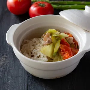 おこげフォー♪トマトあんかけがけのレシピ