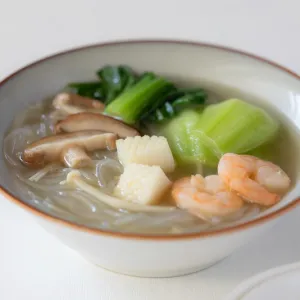 中華風海鮮春雨スープのレシピ