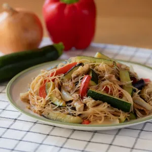 夏の食欲UP！夏野菜のスタミナ焼ビーフン