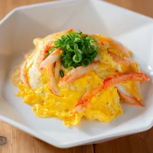 簡単！調味料いらずのお手軽かに玉ビーフン！