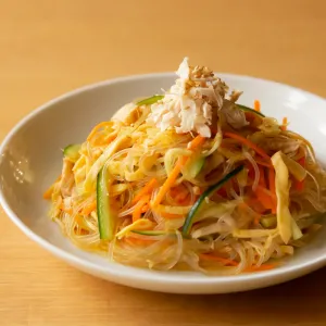 【簡単裏技】レンジで作る♪味しみしみの絶品はるさめサラダ
