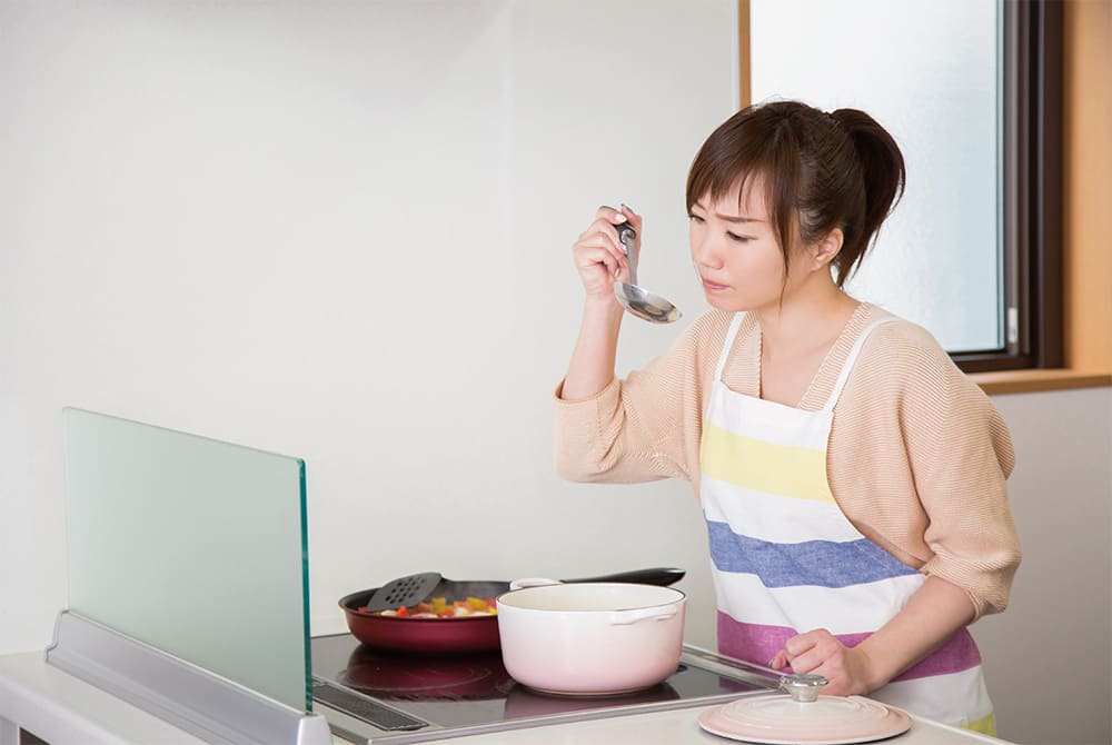 いつの時も、我が家の食卓には焼ビーフン