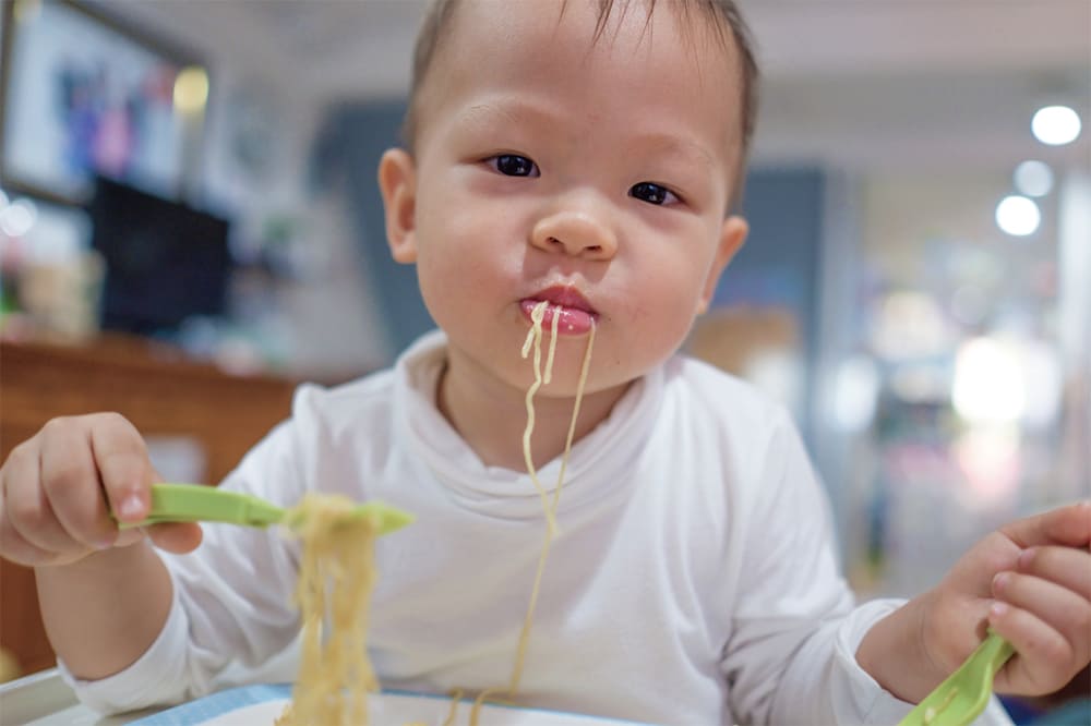 息子の身体は焼ビーフンで出来ているのではないか？