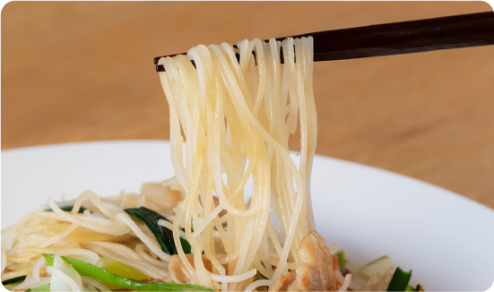 純米ならではのコシのある食感