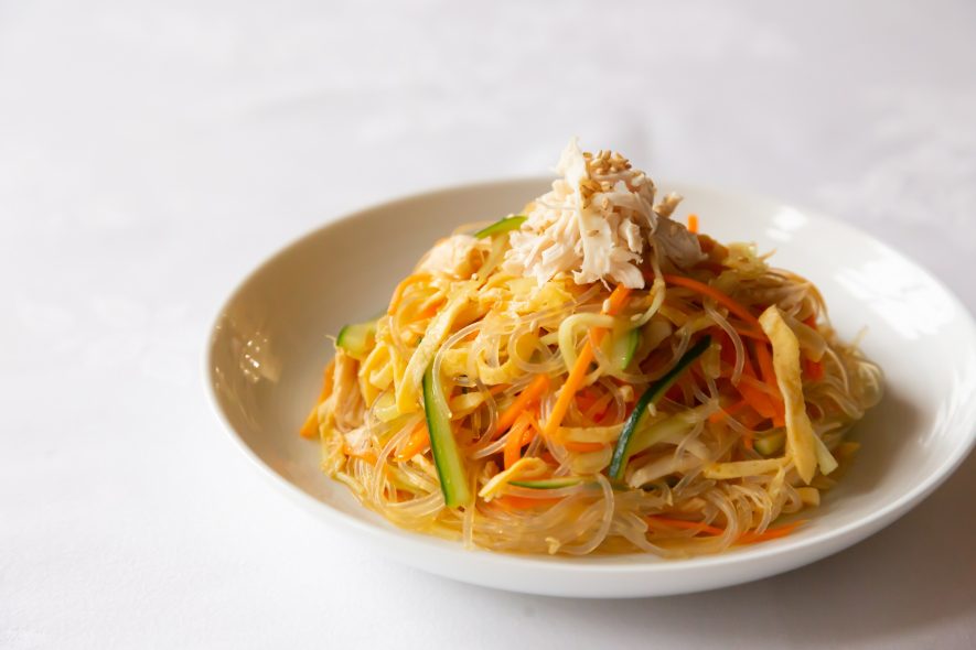 簡単裏ワザで味がしみこむ はるさめサラダ ビーフンのケンミン食品